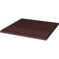 Ступень клинкерная 30x30 Natural Brown Duro простая